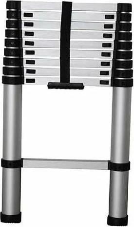 Actual product image CarTech Telescopic ladder 2.6m 1-piece aluminium (Single ladder, 48 cm)