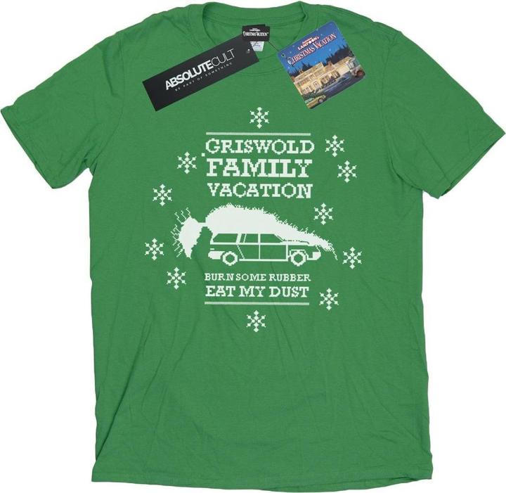 Image du produit National Lampoon´s Vacation National Lampoon's Christmas Vacation - T-shirt EAT MY DUST - Homme (XXL)