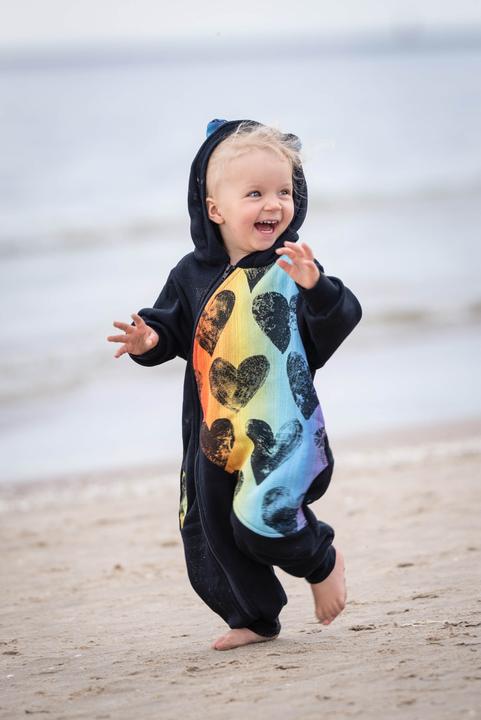 Image du produit Lennylamb Bear Romper - Lovka Arc-en-ciel (80)