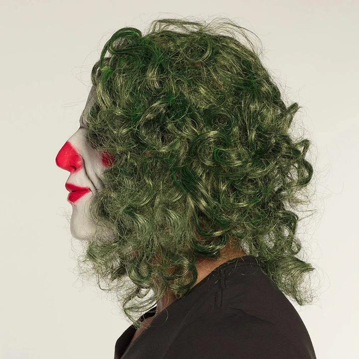 Actual product image Boland Latex Head Mask The Villain With Hair