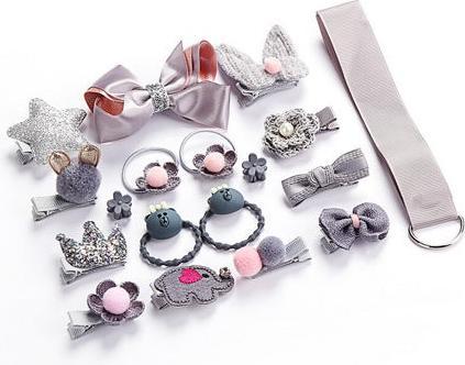 Image du produit Activity Board Lot de 18 pinces à cheveux pour filles, bijoux de cheveux pour filles, pinces à cheveux avec boîte (18 pcs)