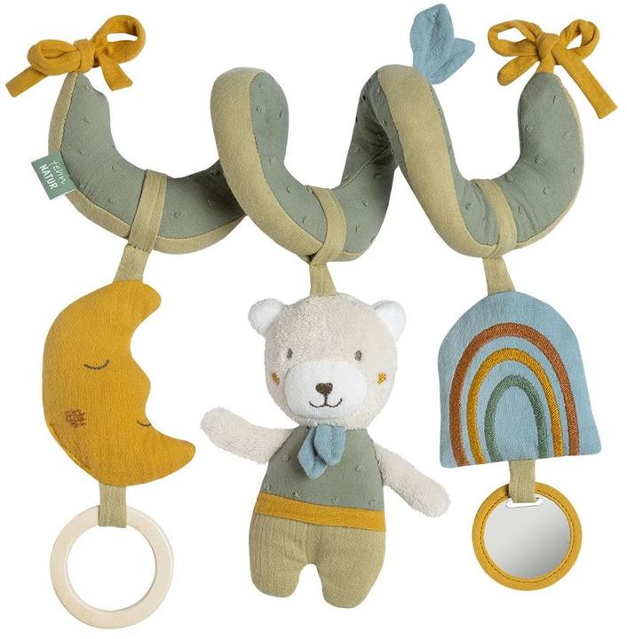 Immagine prodotto Fehn Kinderwagenspielzeug Activity-Spirale Natur Bär