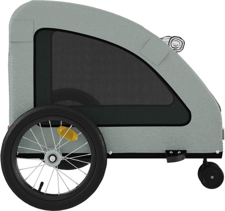 Actual product image VidaXL Fahrradanhänger Hunde Oxford-Gewebe und Eisen