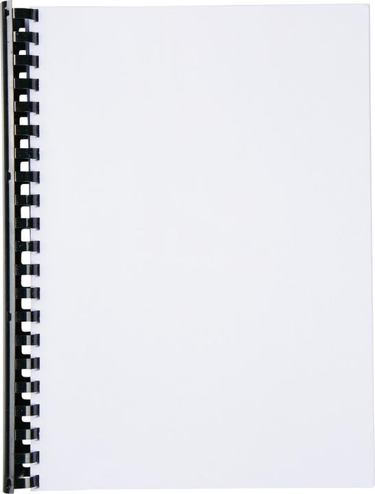 Actual product image GBC Binder spine 12mm, 21 rings, black, 100 pcs.