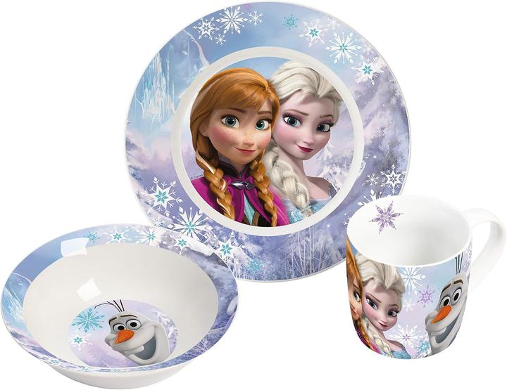 Actual product image Disney Frühstücksset - Die Eiskönigin: Olaf, Elsa und Anna