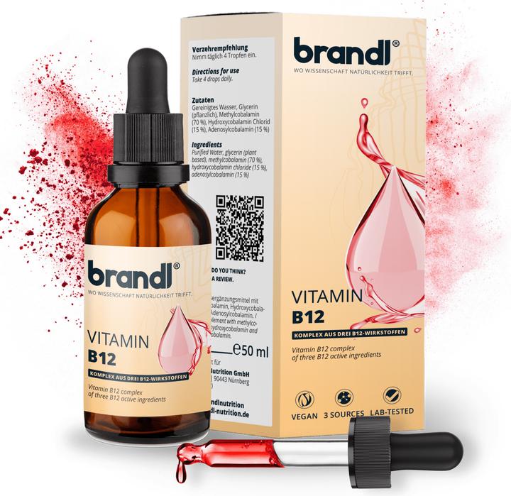 Produktbild Brandl Vitamin B12 Vegan (1 Stück, Tropfen, 50 g)
