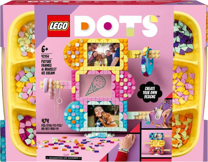 LEGO Eiscreme Bilderrahmen & Armband (41956, LEGO Dots)
