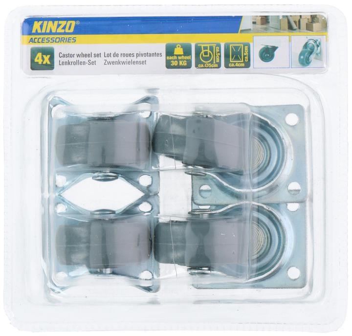 Produktbild Kinzo Castor wheel set iron tpu