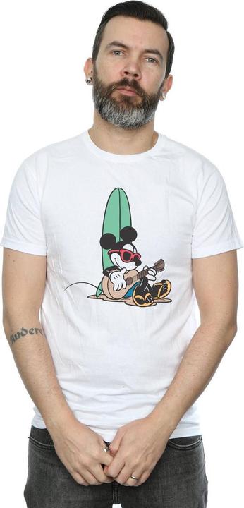 Actual product image Disney Mens Mickey Mouse Surf And Chill T-Shirt (S)