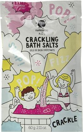 Immagine prodotto Nailmatic Sale da bagno per bambini - Rosa, scintillante (Perle da bagno)
