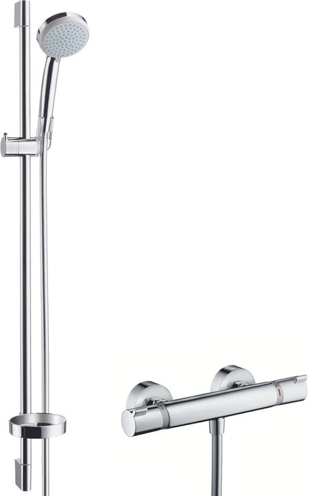 Produktbild hansgrohe HG Brausekombi CROMA 100 ECOSTAT COMFORT EcoSm Vers. Bsta Unica'C 900mm chrom