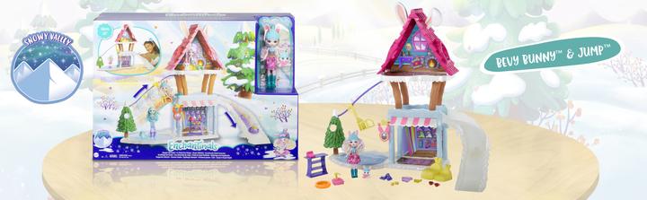 Actual product image Enchantimals Hoppin' Ski Chalet With Bevy Bunny & Jump Dolls