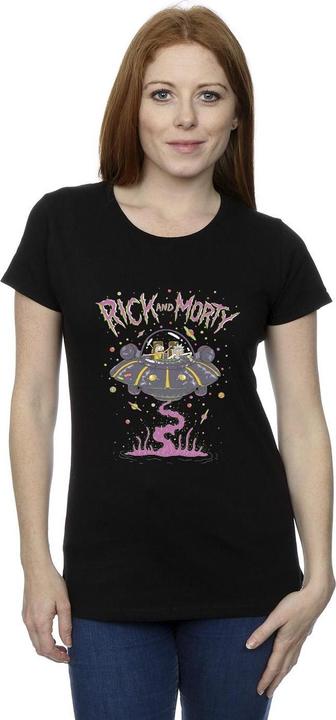 Image du produit Rick And Morty - T-shirt PINK SPACESHIP - Femme (M)