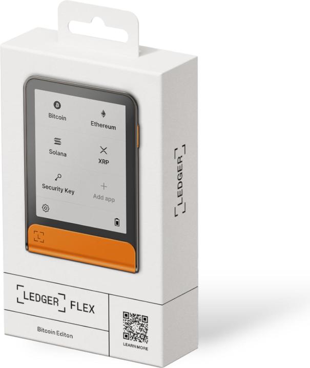 Actual product image Ledger Flex (Others, Ripple, Bitcoin, Litecoin, Cardano, TRON, Bitcoin cash, Ethereum Classic, Dogecoin)