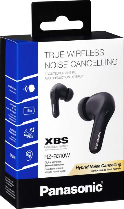 Actual product image Panasonic RZ-B310WDE-K (ANC, 5 h, Cable)