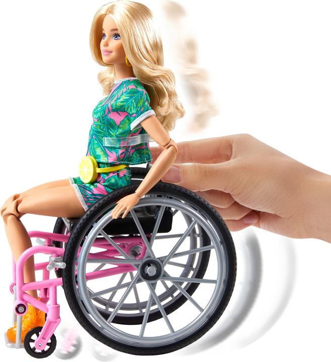 Image du produit Barbie fauteuil roulant (blonde) - Poupée Mannequin - Dès 3 ans