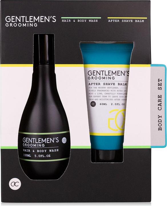 Image du produit Accentra Coffret cadeau pour le bain GENTLEMEN'S GROOMING, comprenant 150ml Hair & Bodywash, 60ml After (Set soin capillaire)
