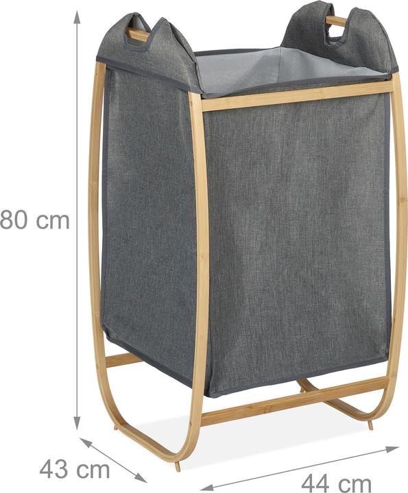 Immagine prodotto Relaxdays Cesto della biancheria (70 l)