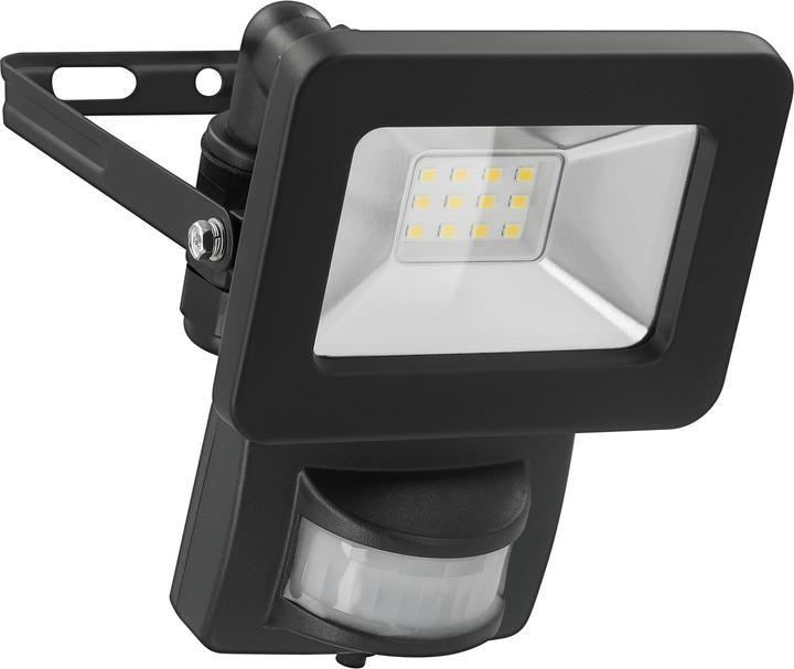 Actual product image Goobay LED outdoor spotlight, 10 W, with motion detector (850 lm, IP44)