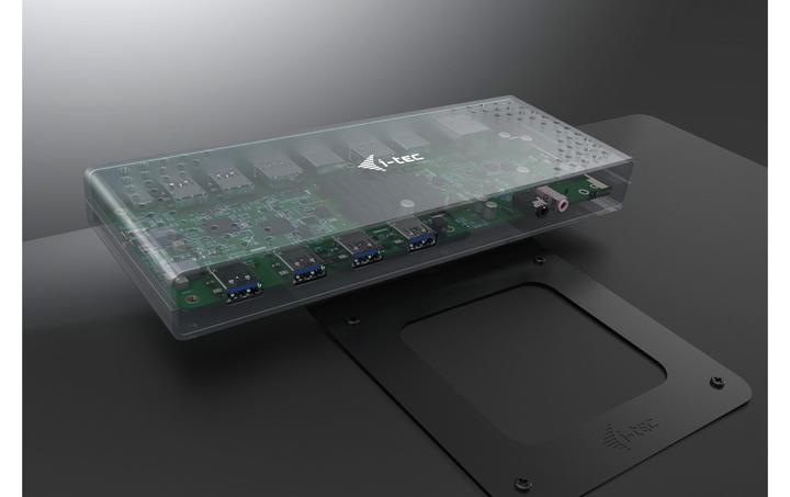 Actual product image i-tec USB 3.0 / USB-C Dual 4K Dock (USB-C, 6 Ports)