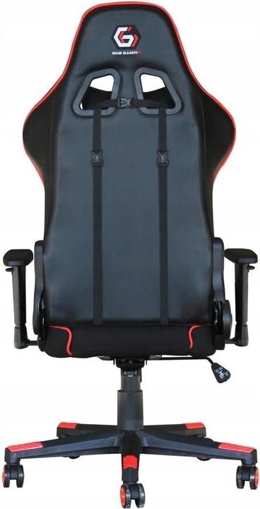 Actual product image Gembird Gaming chair SCORPION juodas/red mesh