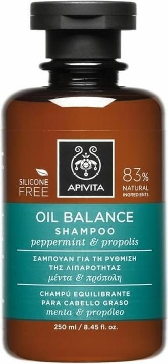 Apivita Oil Balance Shampoo 250ml (250 ml, Flüssiges Shampoo)