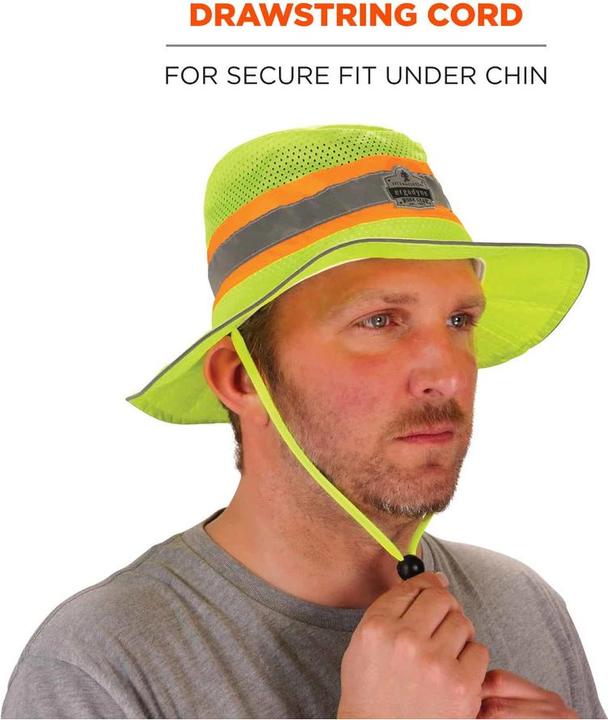 Produktbild Ergodyne Kühlender Ranger-Sonnenhut Chill-Its 8935MF Hi-Vis, lime, Grösse L/XL (L)
