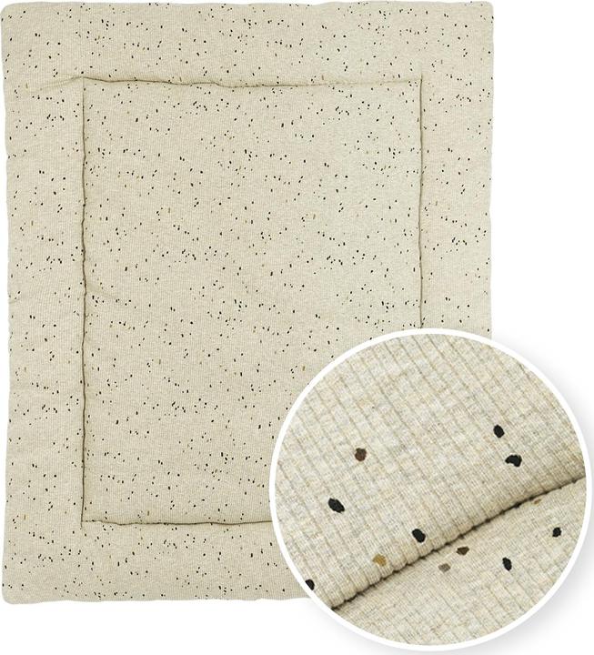 Image du produit Meyco Baby Rib Mini Spot Tapis de parc - sable chiné (80 cm, 100 cm)