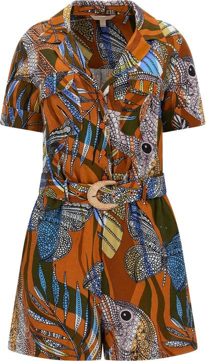Produktbild Guess kleid damen gue cindy linen romper (S)