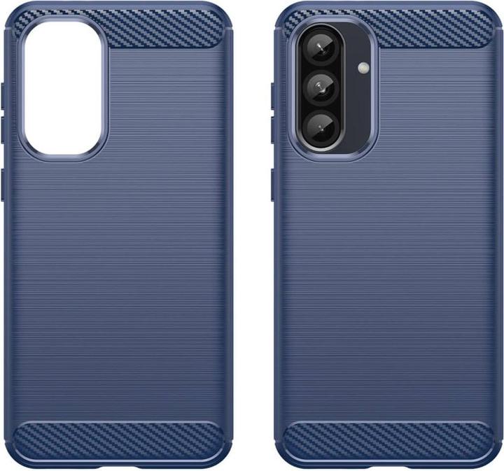 Actual product image Cover-Discount Galaxy A36 / A56 5G - Metall Carbon Look Hülle (Samsung Galaxy A56, Samsung Galaxy A36)