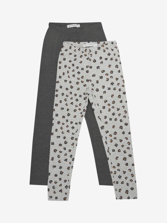 Image du produit Minymo Leggings Lot de 2 Greymelange T. 110 (110)