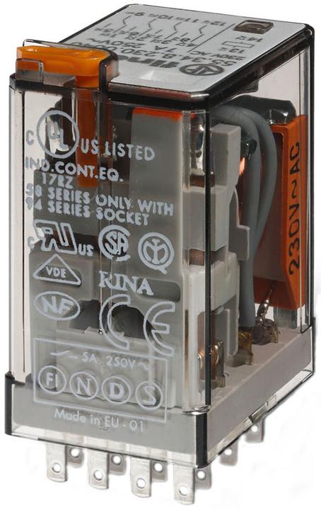 Produktbild Finder Rel. Verssp. 230VAC 4W 7A f.Fas. 94.04/84/44 55.34.8.230.0040