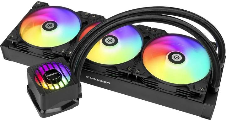 Produktbild Enermax LIQMAXFLO 360mm CPU AIO Flüssigkeitskühler - Xtreme Doppelkammerpumpe- VRM Wasserblock ARGB