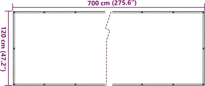 Actual product image VidaXL Kismet (700 cm)