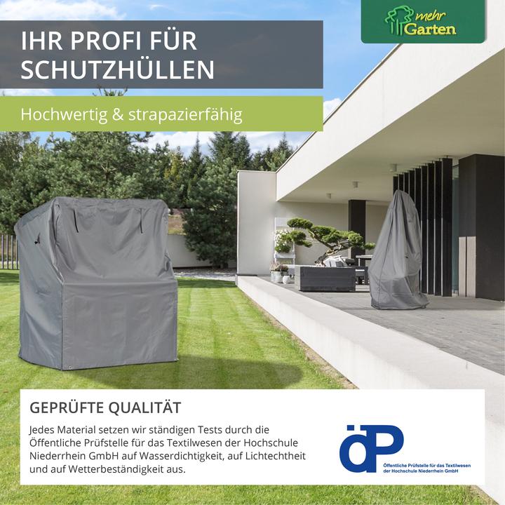 Produktbild Mehr Garten Schutzhülle für rechteckigen Gartentisch | 105 x 105 x 71 cm | Polyester gewebt Oxford