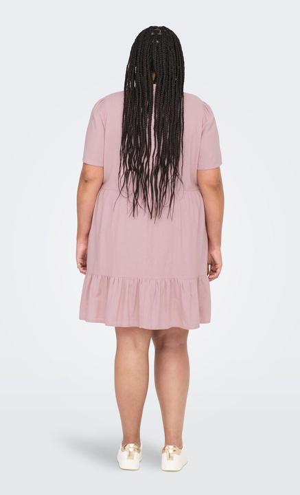 Actual product image Only Regular fit V-neck curve short dress dress (44)