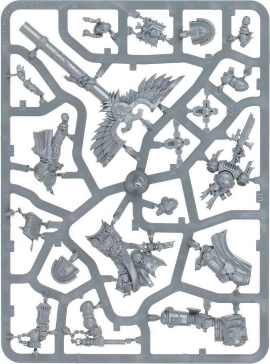 Image du produit Games Workshop Chaplain Grimaldus & Retinue (Matières plastiques)