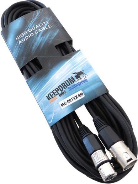 Produktbild keepdrum 6 Meter Mikrofonkabel MC-001XX-6M XLR 4 Stück