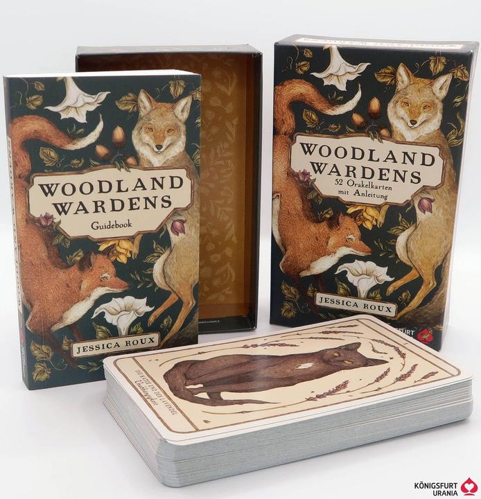 Produktbild Woodland Wardens: 52 Orakelkarten mit Booklet (Deutsch, Jessica Roux, 2023)