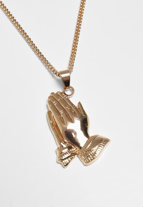 Image du produit Urban Classics Pray Hands Collier (40% de fer, 60% de zinc)