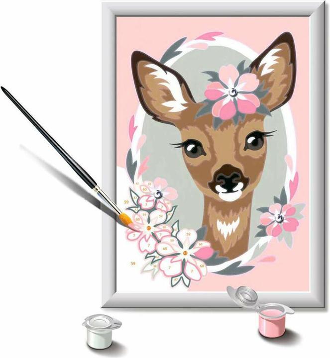 Actual product image Ravensburger Painting by numbers 28983 - Sweet deer - Children 7 years and older