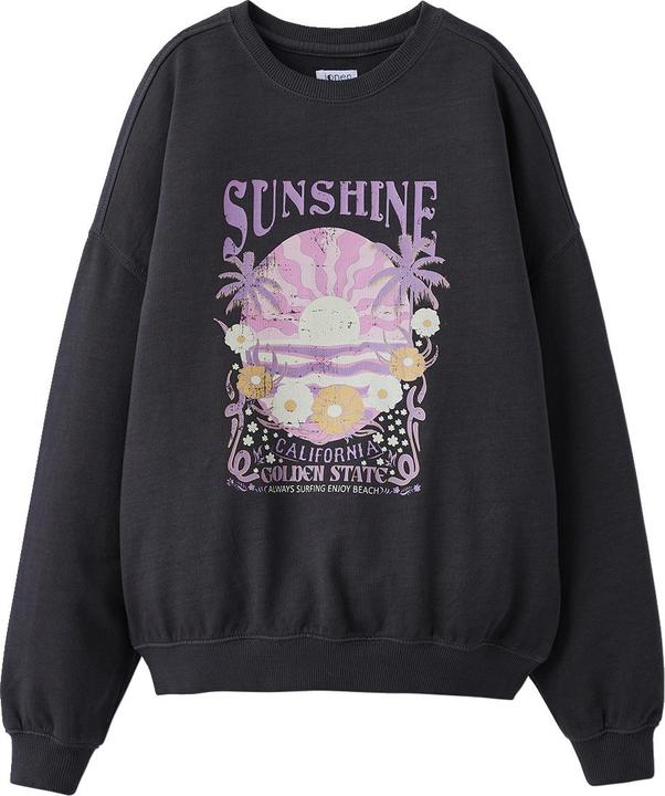 Jonen Mädchen Oversized-Sweatshirt Vintage Wash