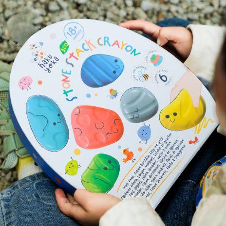 Produktbild Haku Yoka Shaped Crayons - Stone Stack Crayons (59CP233115) (6 x)