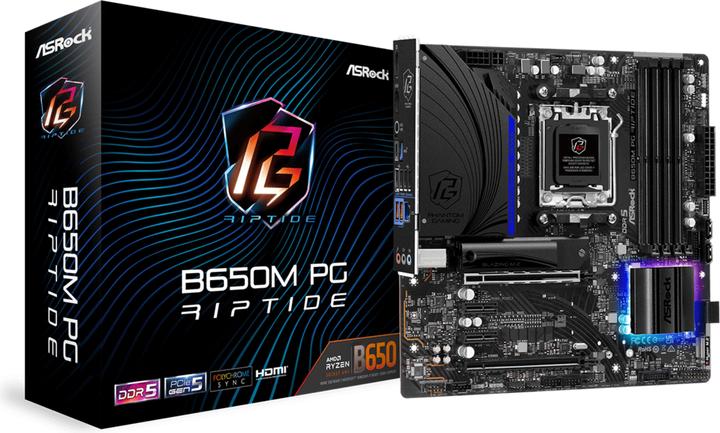 Productafbeelding AsRock B650M PG Riptide (AM5, AMD B650, mATX)