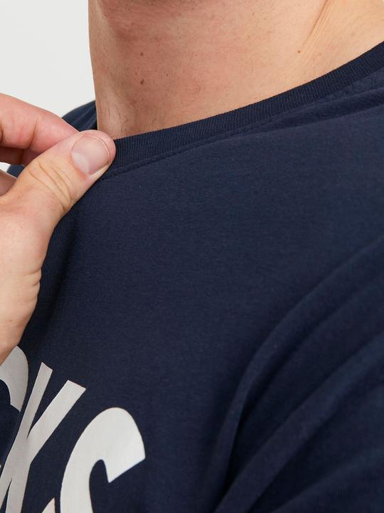 Actual product image Jack & Jones Logo print plus size t-shirt (8XL)