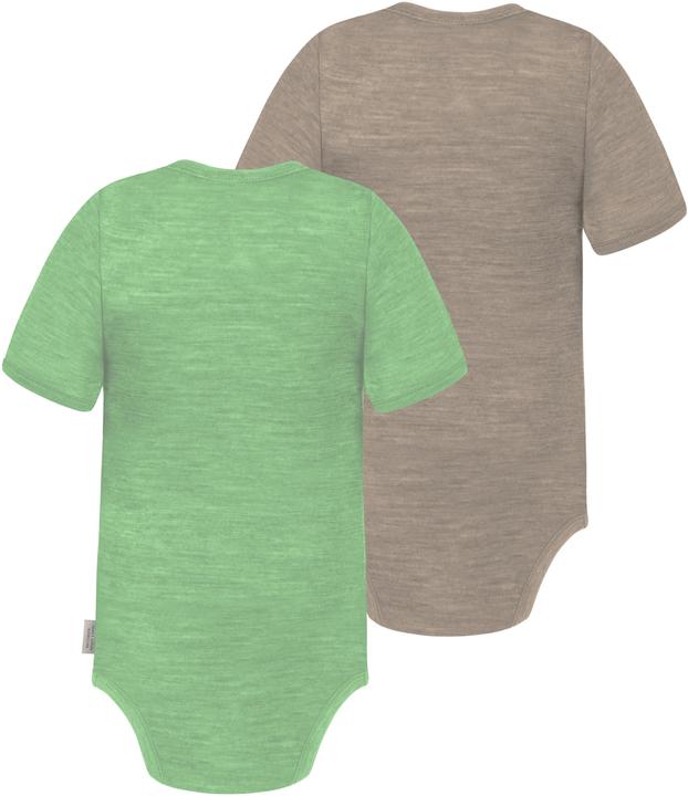 Produktbild Normani 2er Set Baby Merino Body Kurzarm „Tauranga" - 9293 (86)
