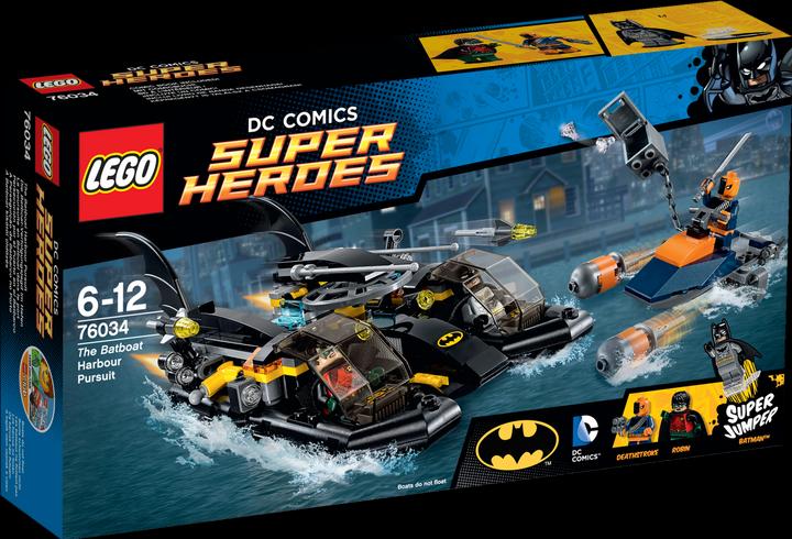 Produktbild LEGO Super Heroes Die Batboat-Verfolgungsjagd im Hafen (76034, LEGO DC)