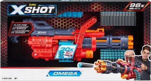 Actual product image Xshot X-Shot Excel OMEGA Foam Dart Blaster (98 Darts)