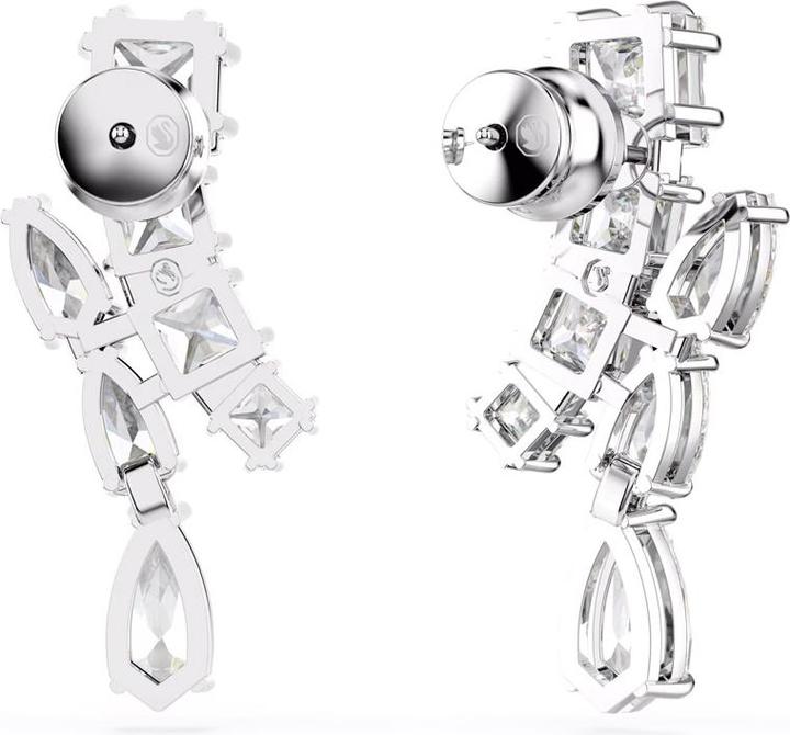 Image du produit Swarovski Matrix Drop Boucles d'oreilles Différentes tailles Blanc (Métal Swarovski)