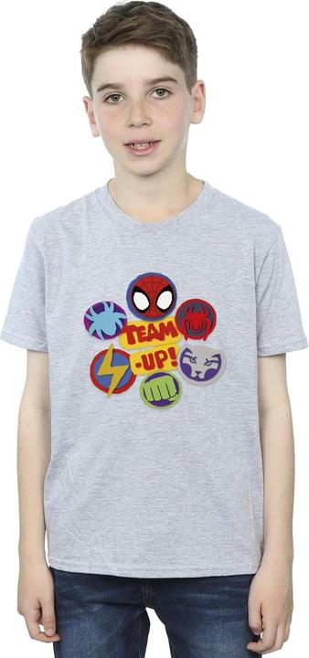 Immagine prodotto Spidey And His Amazing Friends Team Up Maglietta Ragazzi (140, 146)